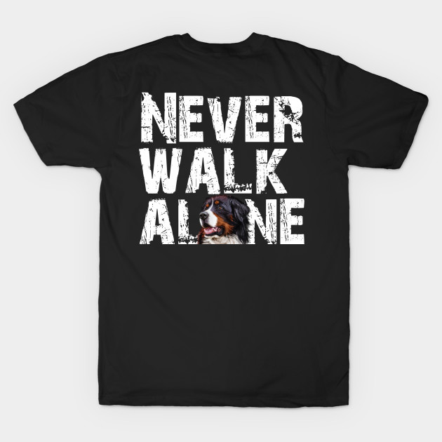 Never walk alone dog jacket hotsell